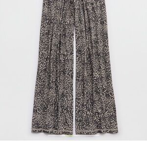 ISO Offline by aerie Leopard Print Wide-Leg Pants